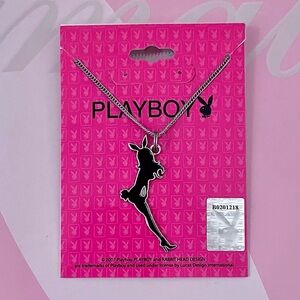 SOLD Playboy Bunny Girl Necklace